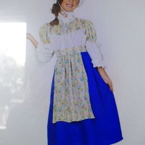 Colonial girl costume Med 8/10 Childs